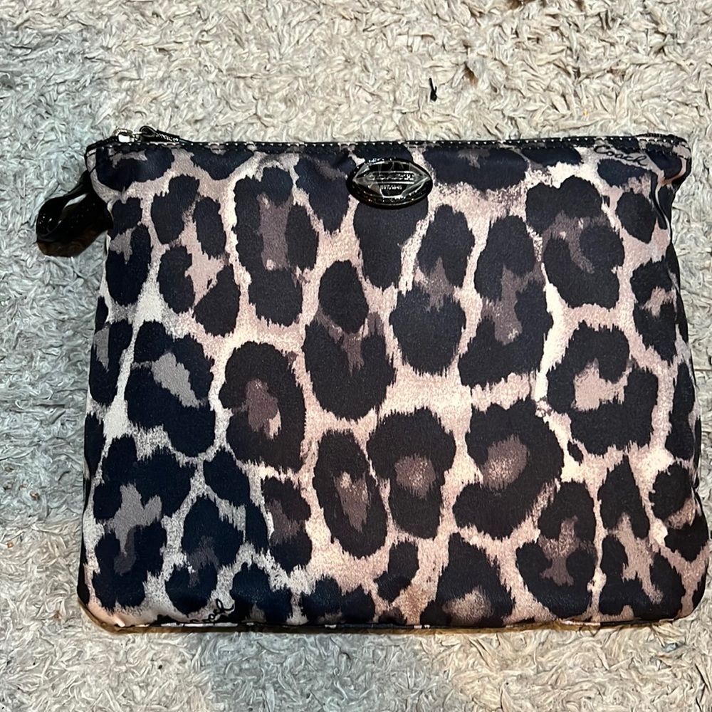 Coach Black Leopard Travel Tote